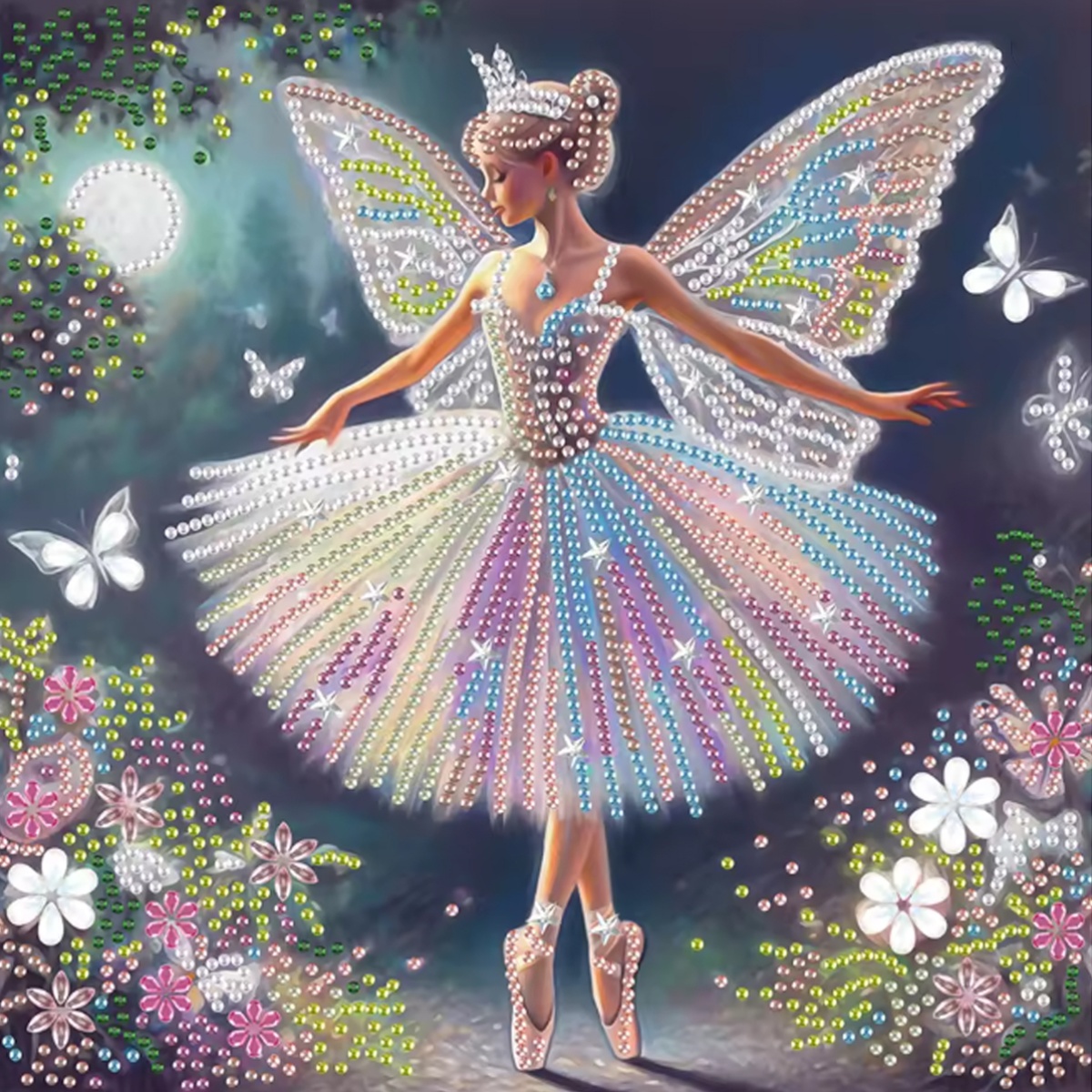 Embroidery Motif - Butterfly Fairy Pattern Series Special Shape