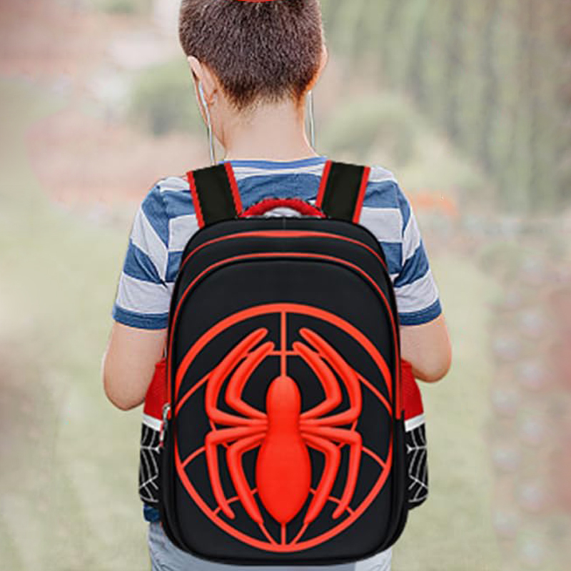 Embroidery Motif - Fashion Kid Backpack Children Boys School