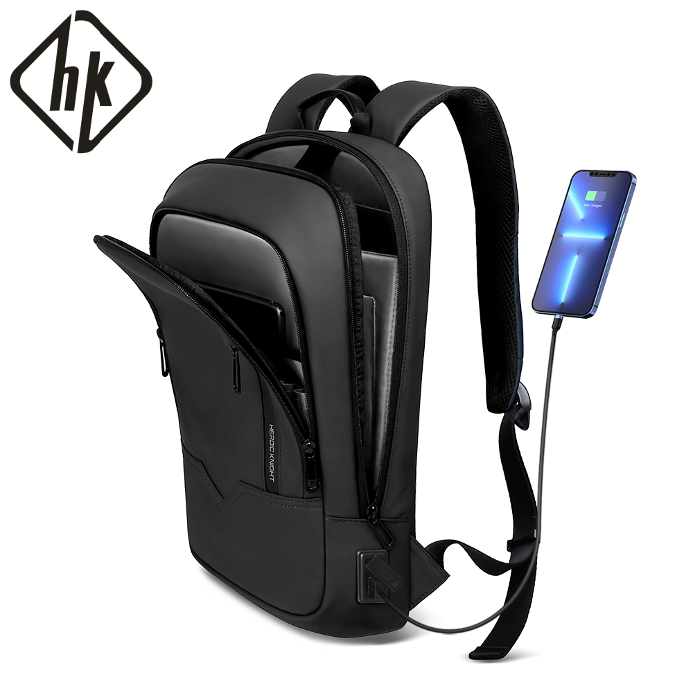 Embroidery Keychain - HK Slim Business Backpack for Men