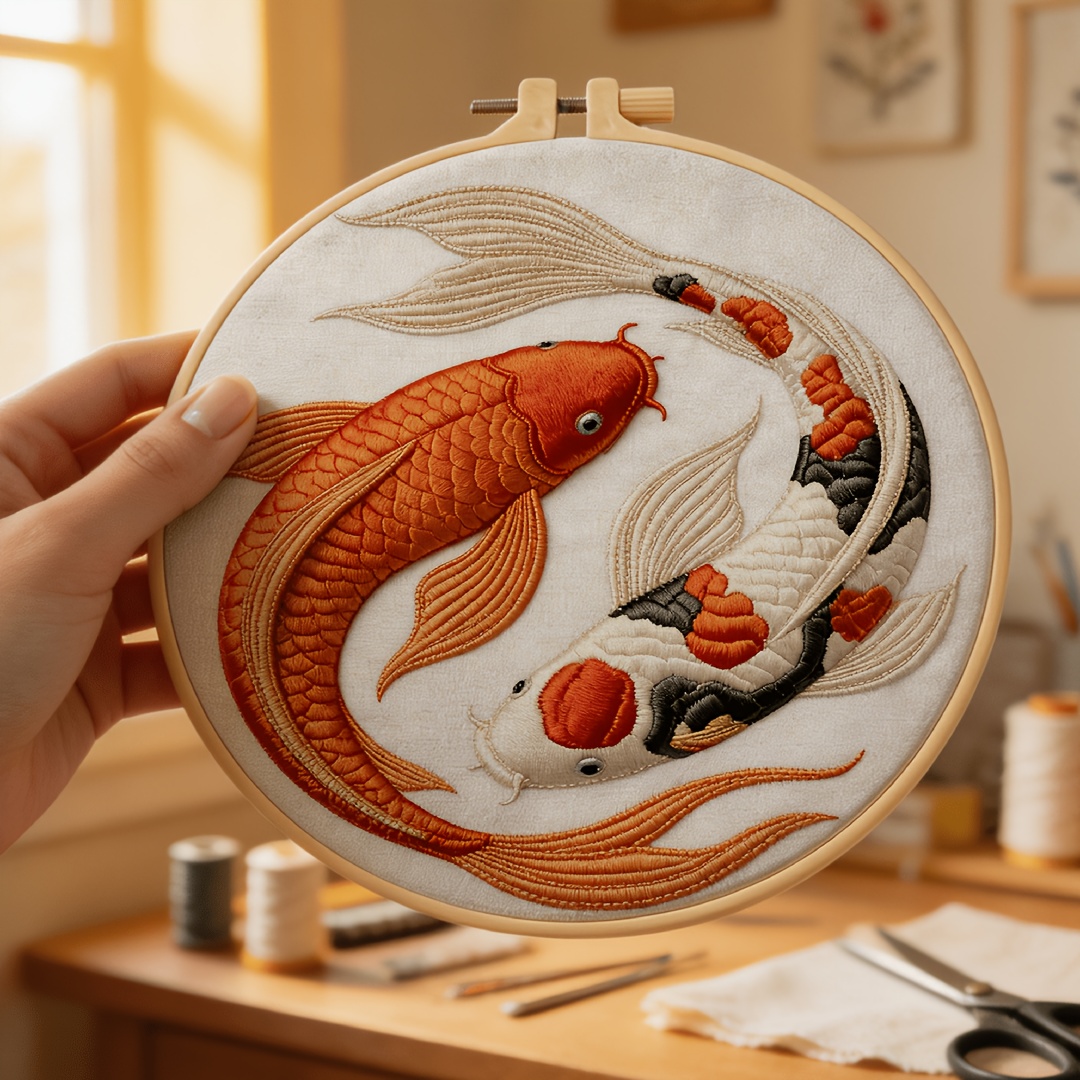 Embroidery Lovers - Beginner Hand DIY Embroidery Kit Complete