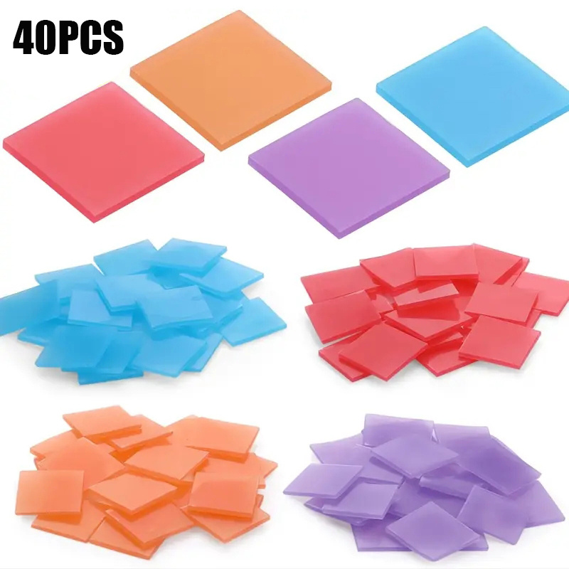 Embroidery Details - 40Pcs Diamond Painting Wax Clay, Nail