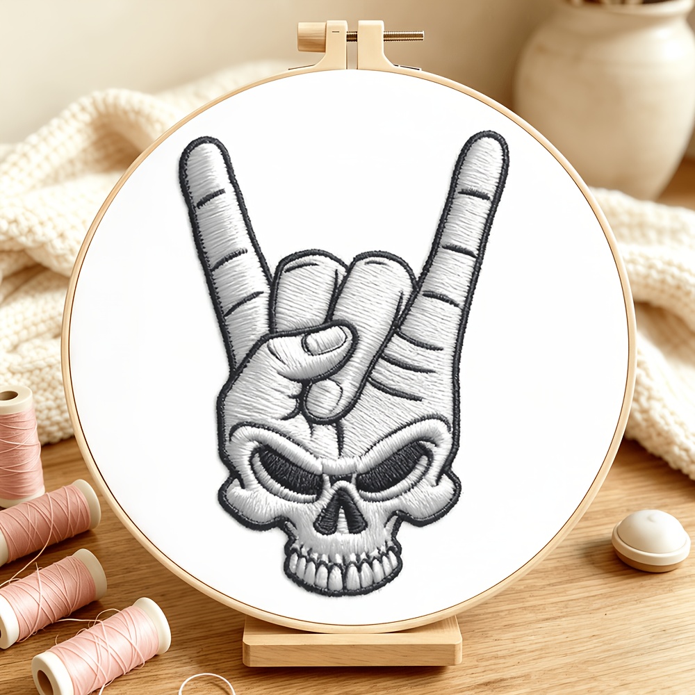 Embroidery Lovers - DIY Hand Embroidery Complete Kit Preprinted