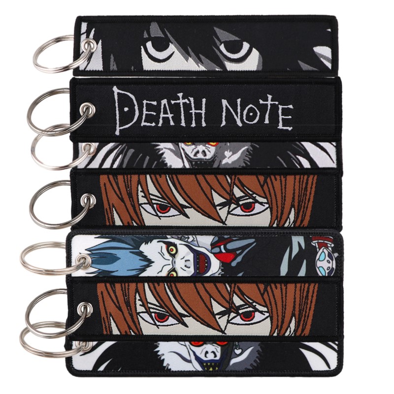 Embroidery Keychain - 1pcs Cool Dark Mystery Anime Portrait