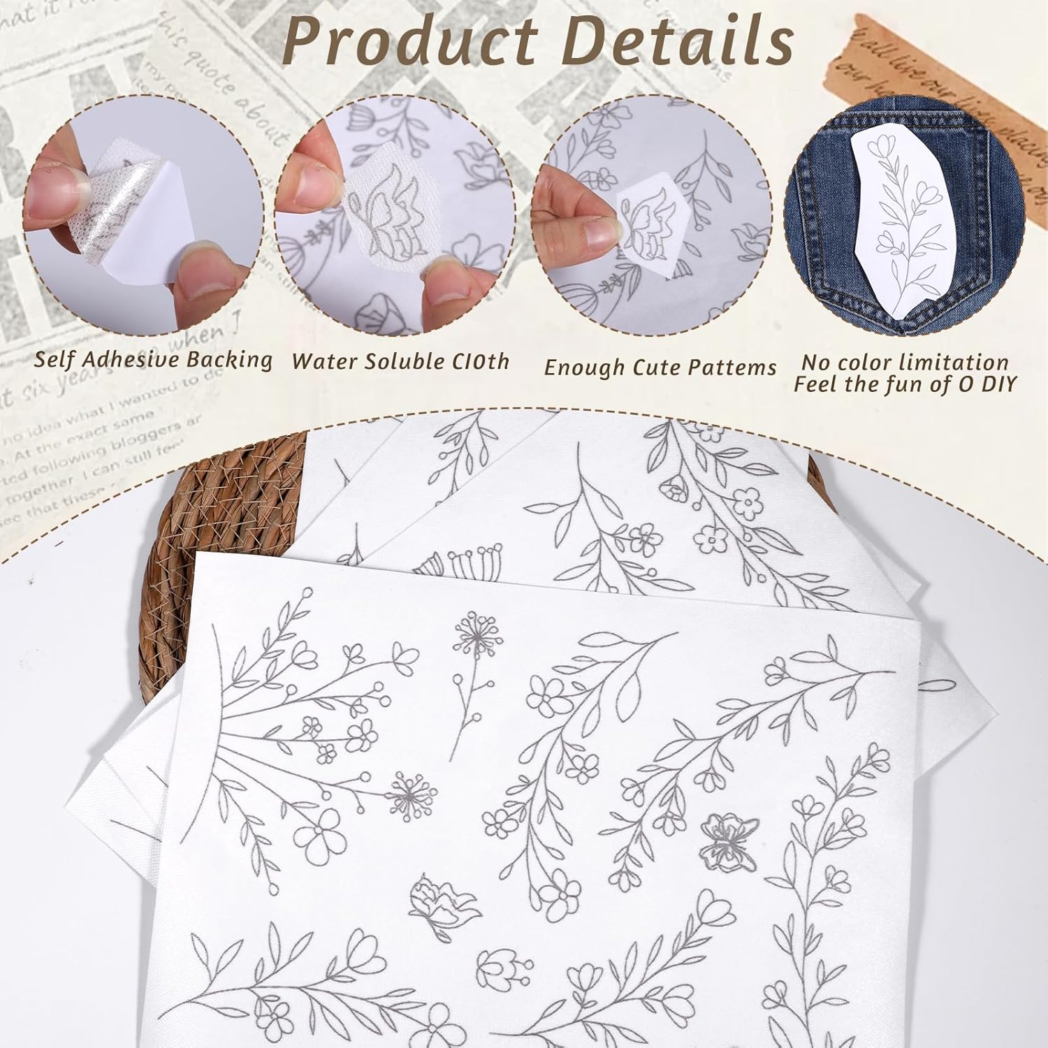 Stick & Stitch Water Soluble E - Embroidery Lovers recension och pris