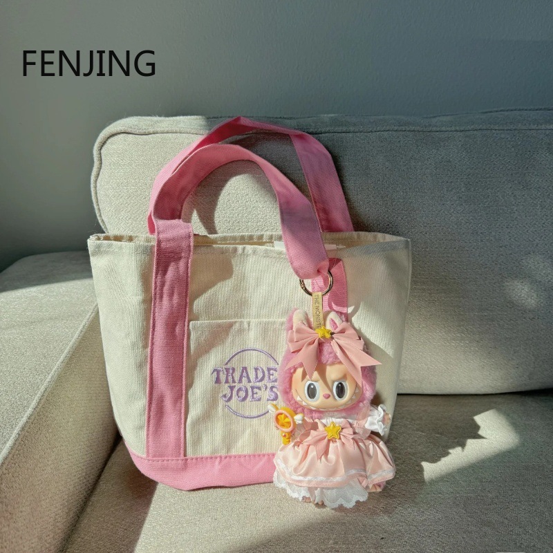 Fashion Canvas Shopping Bag Co - Embroidery Font recension och pris