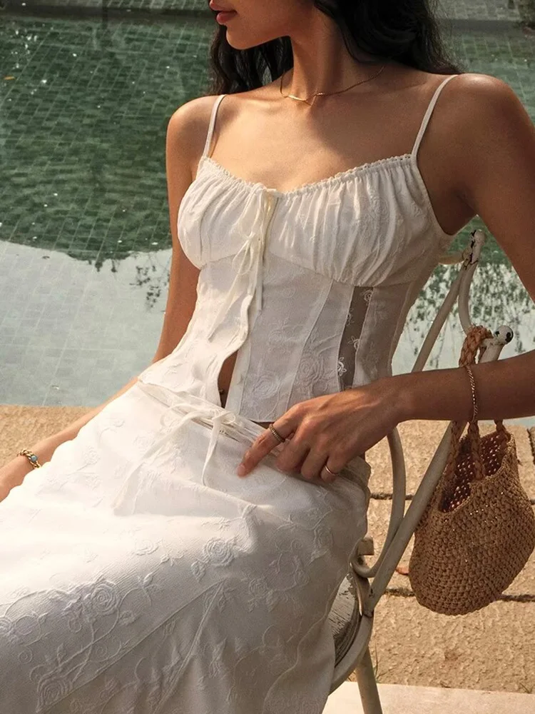 Chicheca Summer White Dress Se - Embroidery White Dress recension och pris