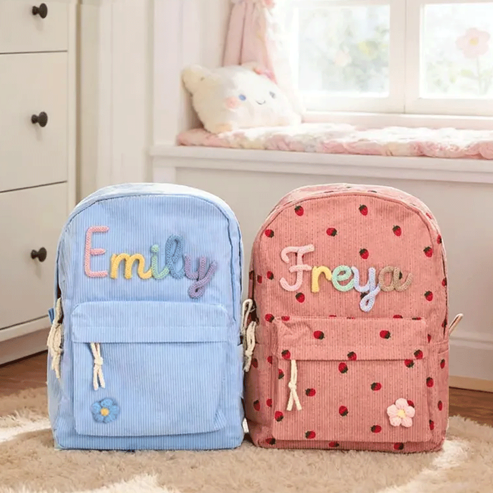 [Custom] Personalized Back-to- - Embroidery Font recension och pris