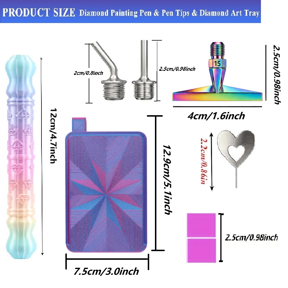 3D Diamond Pattern Dotting Pen - Embroidery Details recension och pris