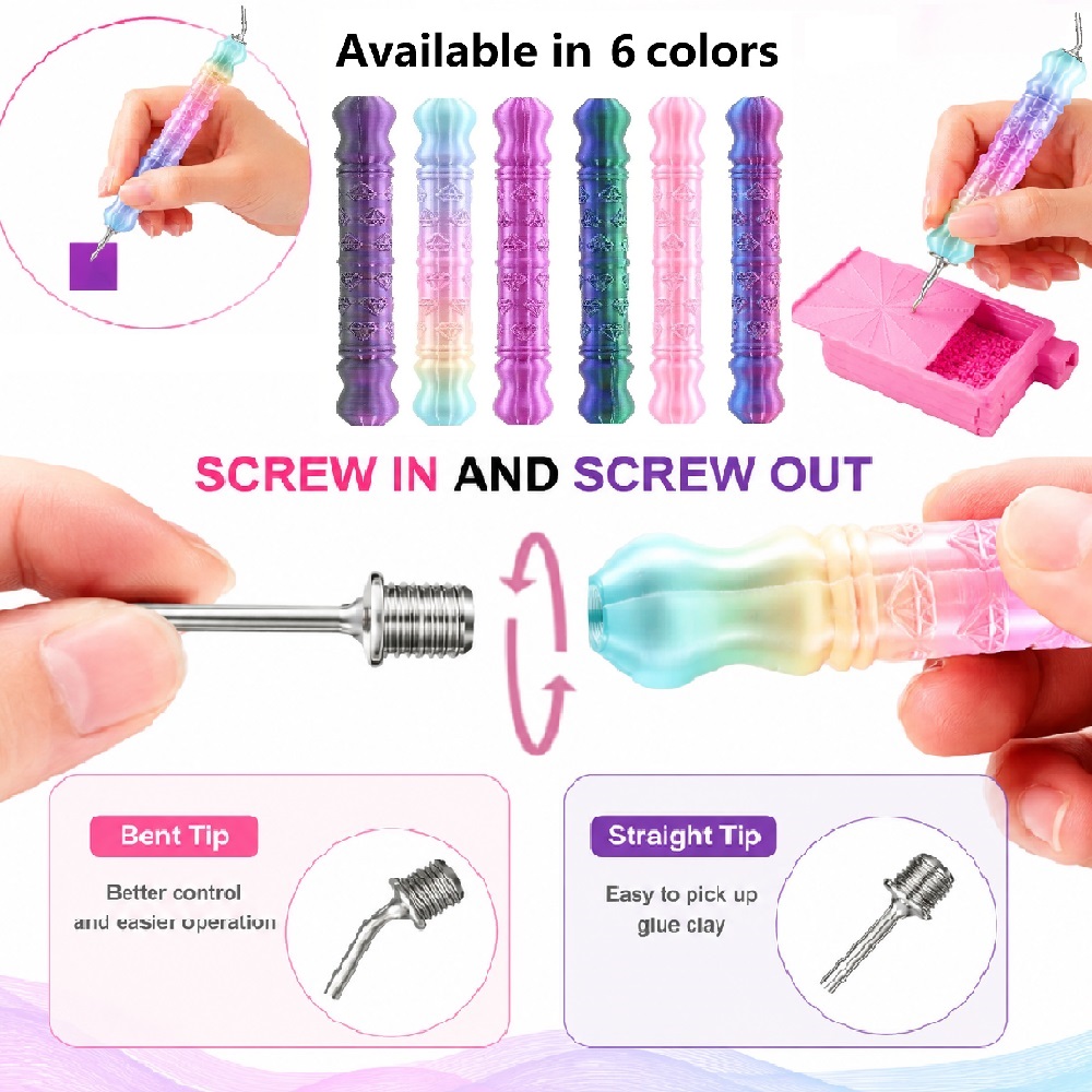 3D Diamond Pattern Dotting Pen - Embroidery Details recension och pris