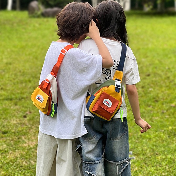New Fashion Kids Chest Bag Uni - Embroidery Font recension och pris