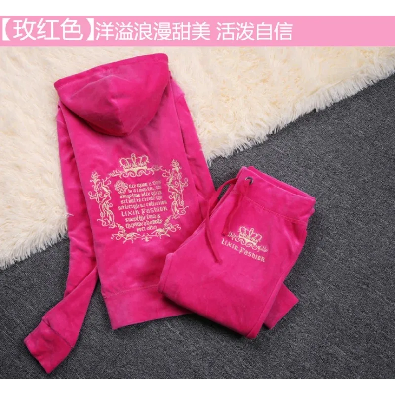 JC Tracksuit Women Velvet Wome - Embroidery Motif recension och pris