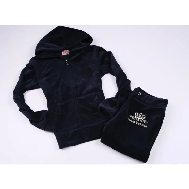 JC Tracksuit Women Velvet Wome - Embroidery Motif recension och pris