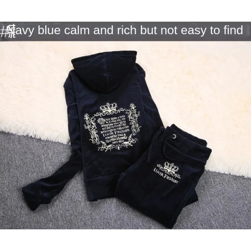 JC Tracksuit Women Velvet Wome - Embroidery Motif recension och pris