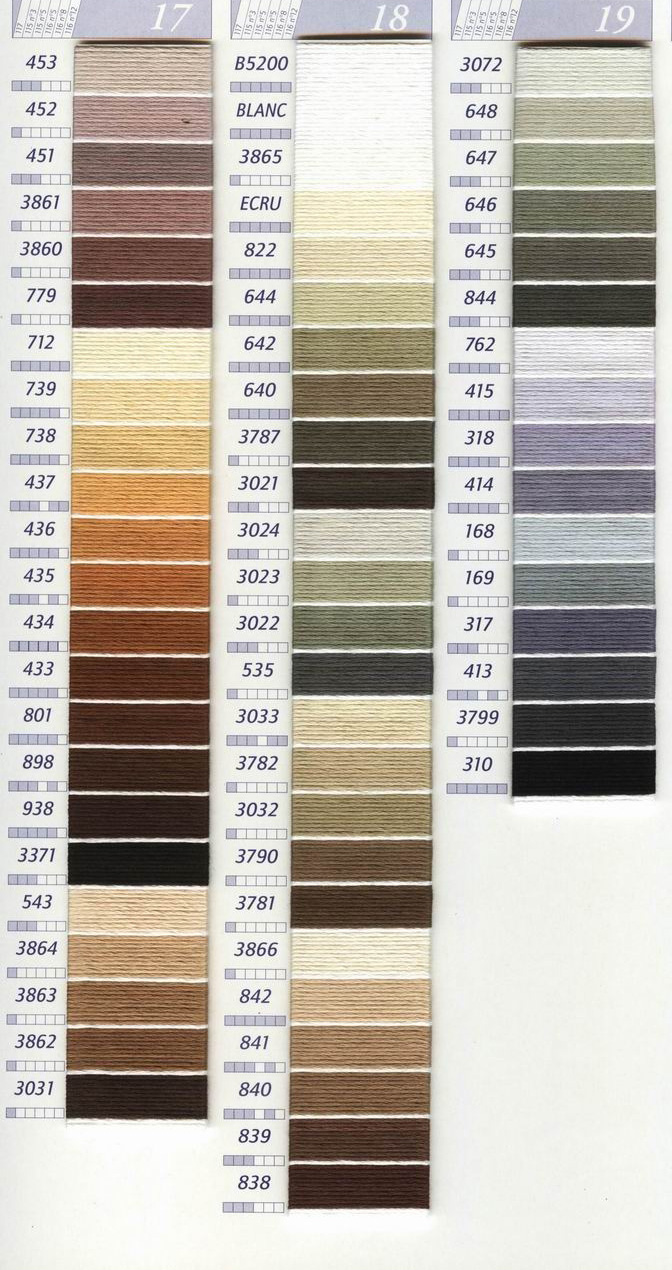 Choose Color 10 Pcs Similar DM - Dmc Floss Set recension och pris