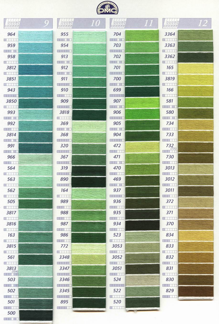 Choose Color 10 Pcs Similar DM - Dmc Floss Set recension och pris