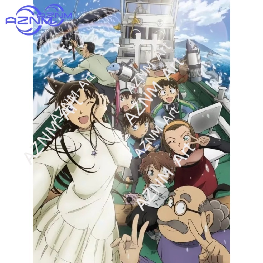 1pc Detective Conan Diamond Pa - Embroidery Canvas recension och pris