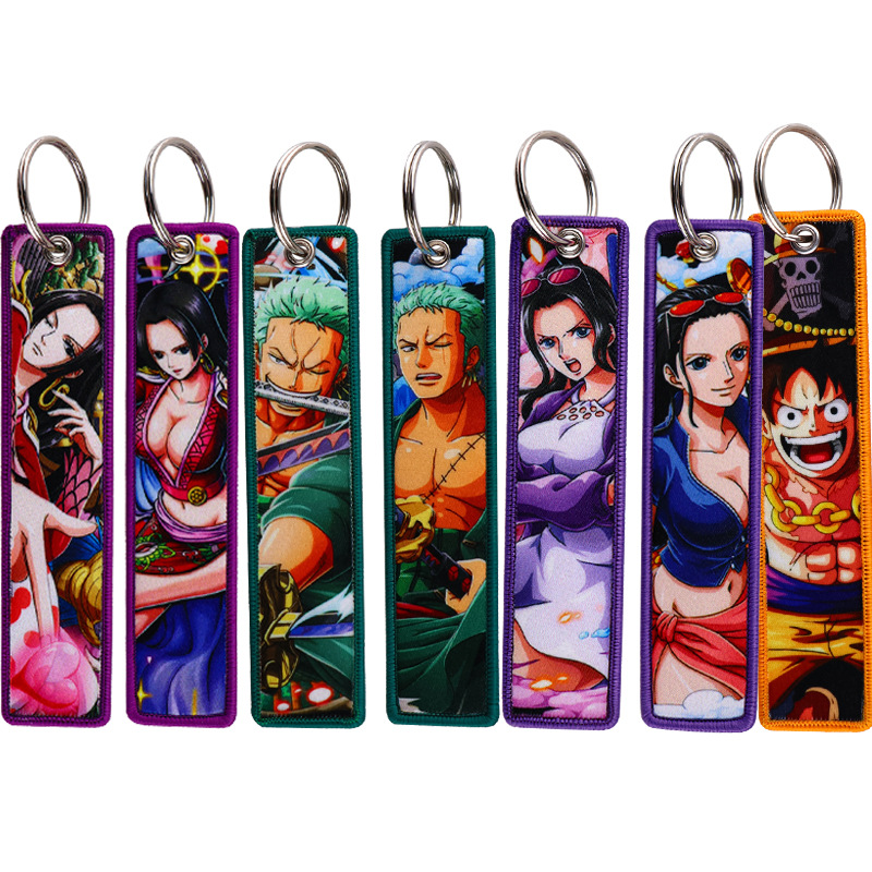Anime One Piece Embroidery Key - Embroidery Keychain recension och pris