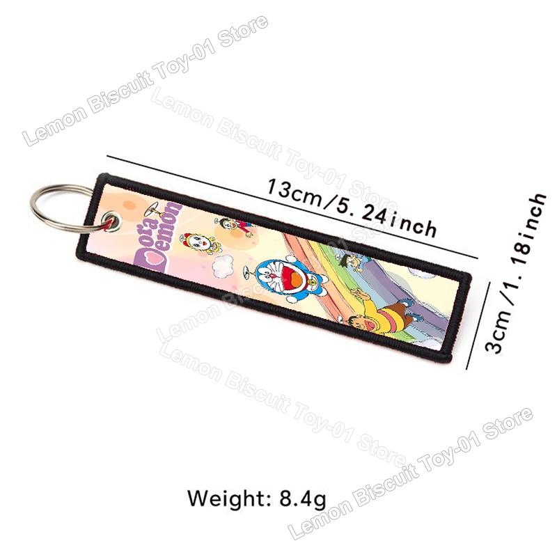 Doraemons Series Key Fobs Hold - Embroidery Keychain recension och pris