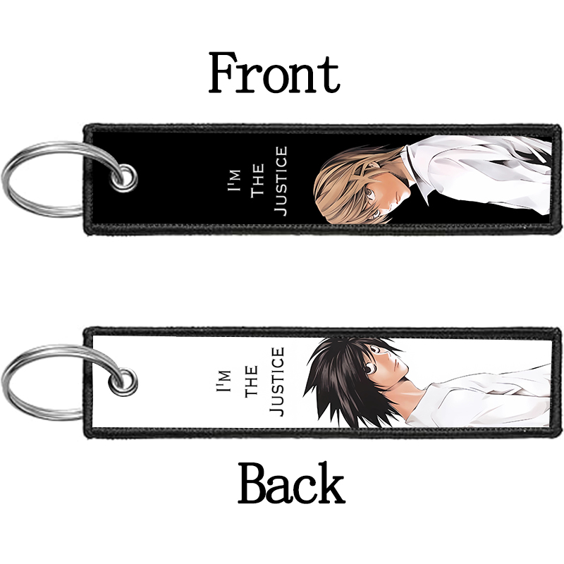 Death Note Ryuuku Ryuk Rem Emb - Embroidery Keychain recension och pris