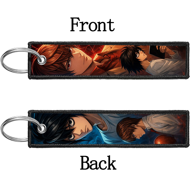 Death Note Ryuuku Ryuk Rem Emb - Embroidery Keychain recension och pris