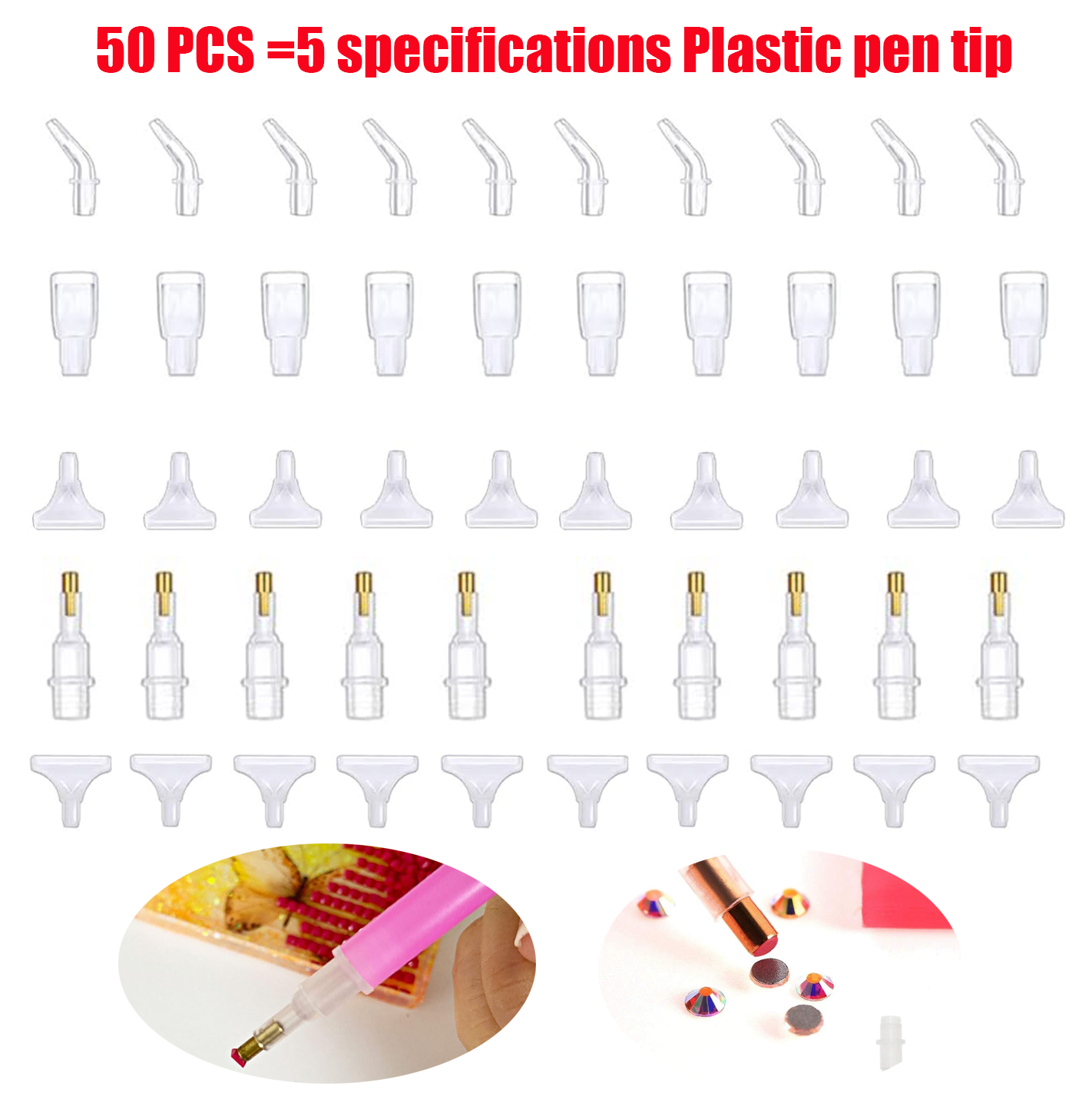 50 Pcs Diamond Painting Art Dr - Embroidery Details recension och pris