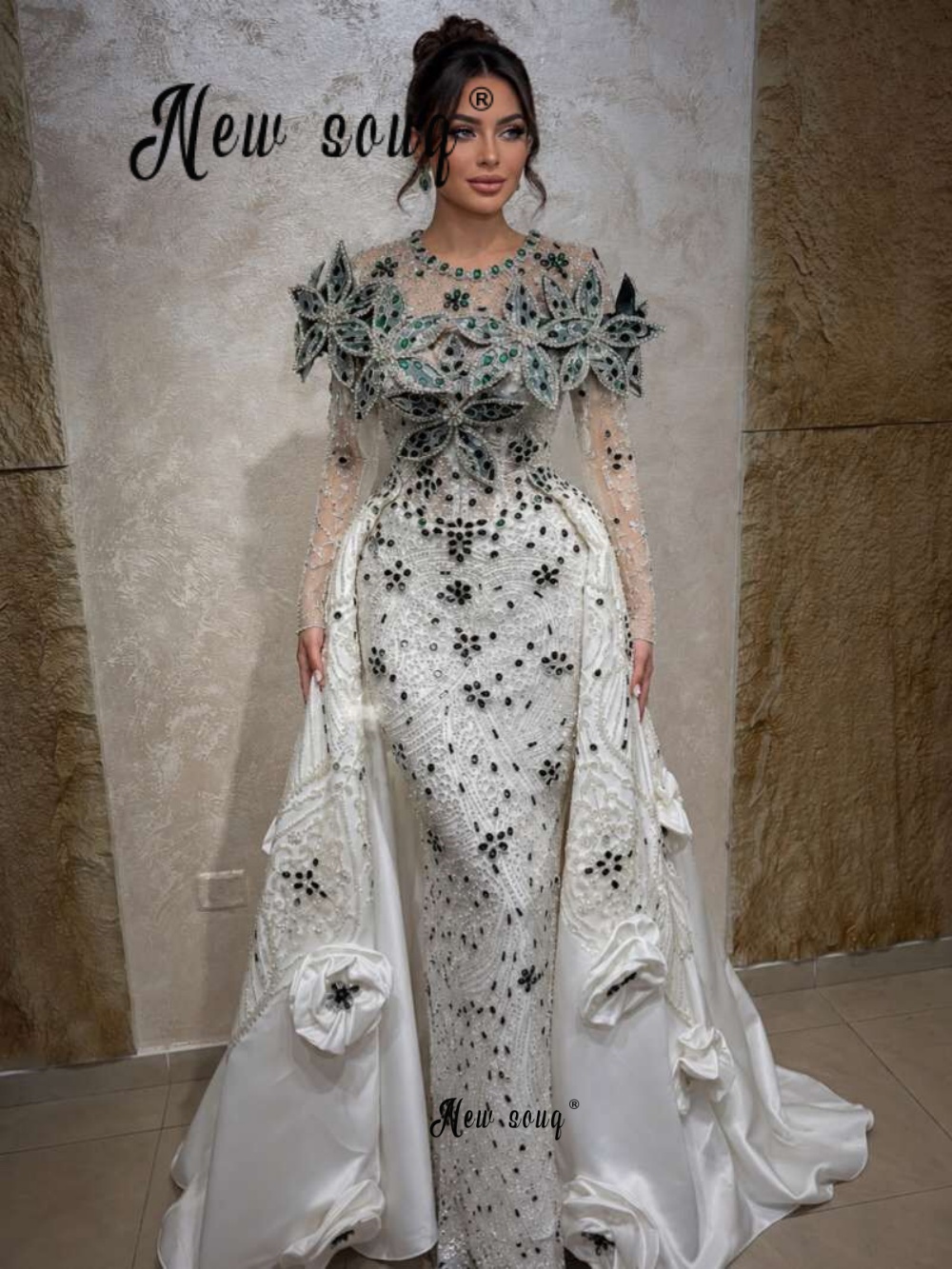 Luxurious Embroidery White Pro - Embroidery White Dress recension och pris