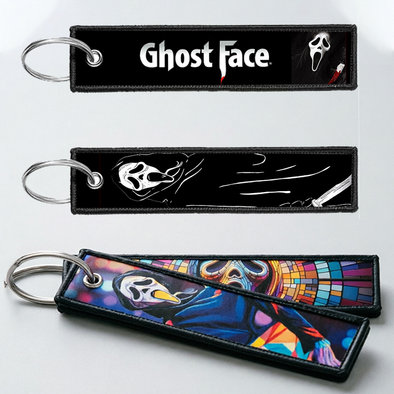 GHOST FACE Key Chain for Men W - Embroidery Keychain recension och pris