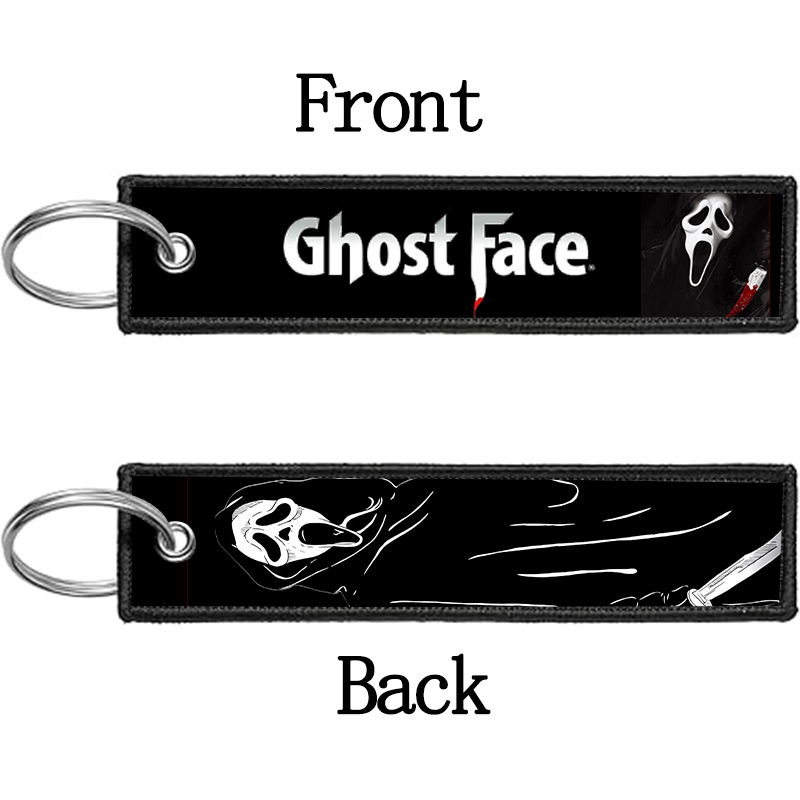 GHOST FACE Key Chain for Men W - Embroidery Keychain recension och pris
