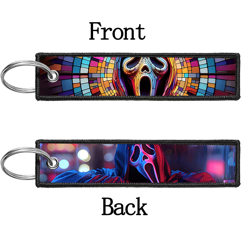 GHOST FACE Key Chain for Men W - Embroidery Keychain recension och pris