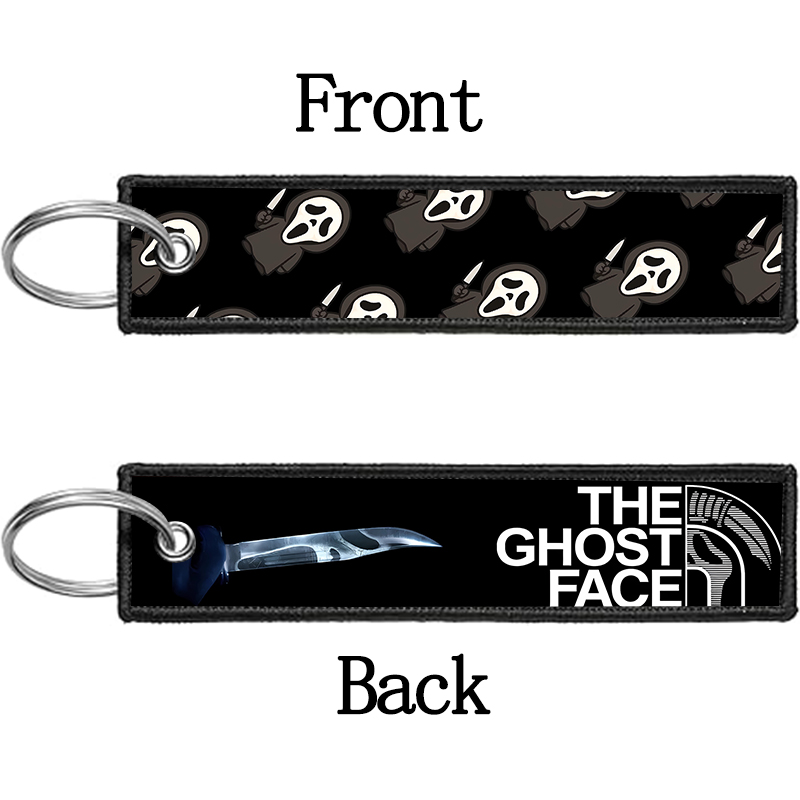 GHOST FACE Key Chain for Men W - Embroidery Keychain recension och pris