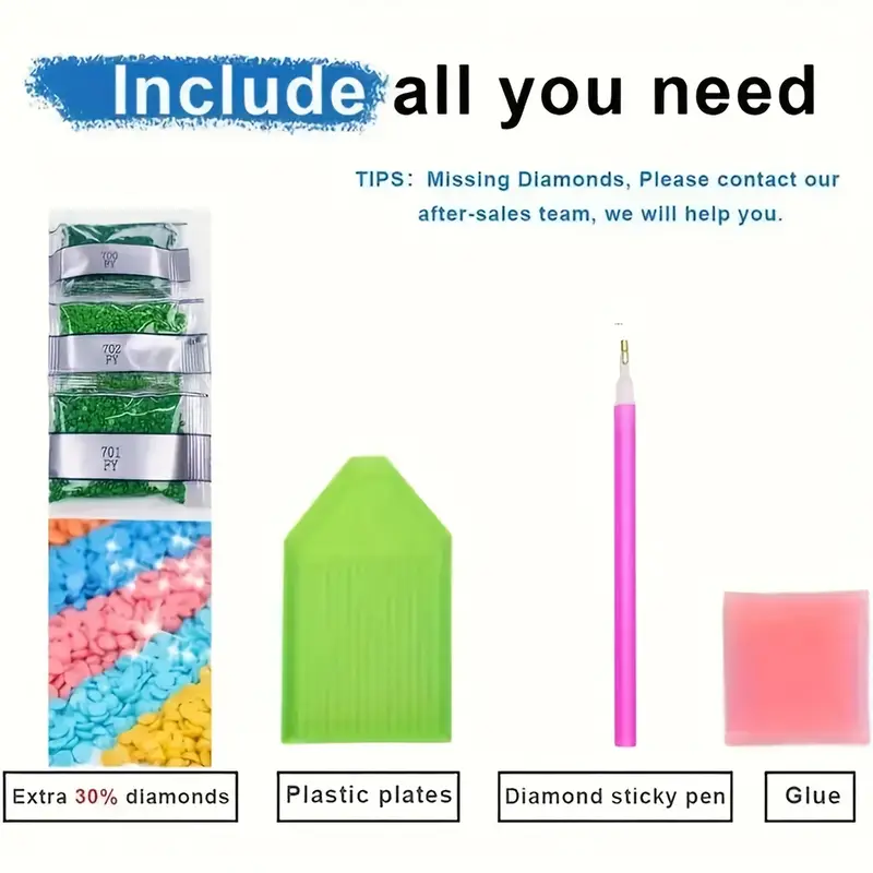 5D Diamond Painting Set, Color - Embroidery H&M recension och pris
