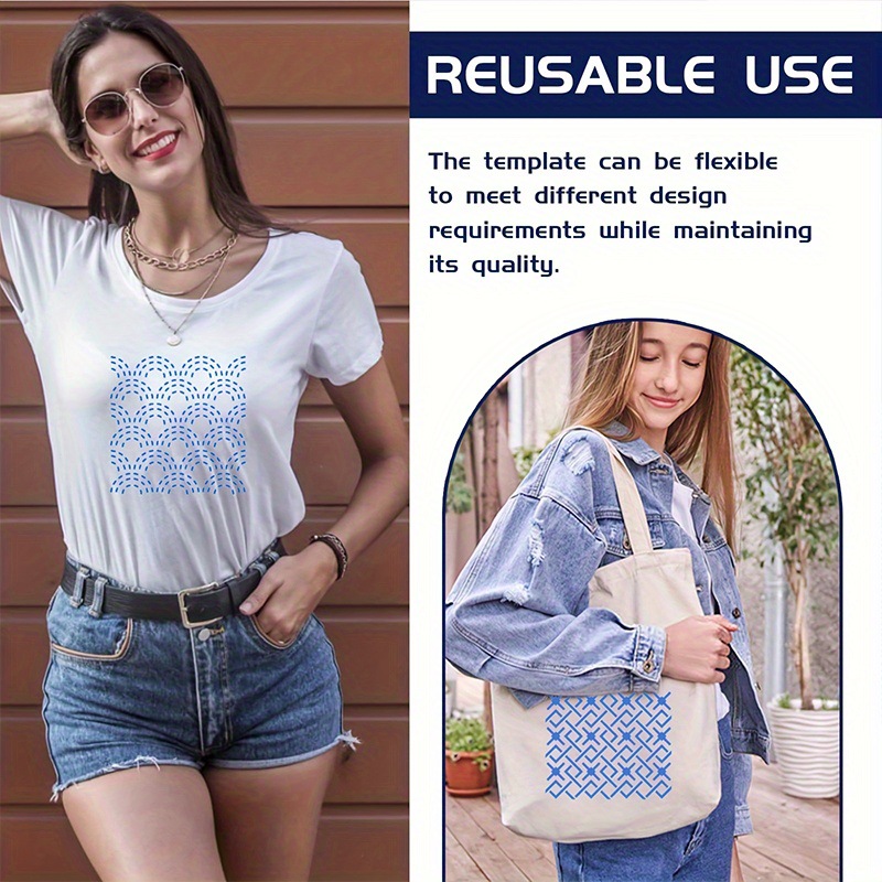 30Pcs Embroidery Templates DIY - Embroidery Motif recension och pris