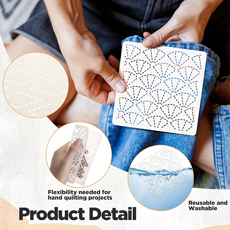 30Pcs Embroidery Templates DIY - Embroidery Motif recension och pris