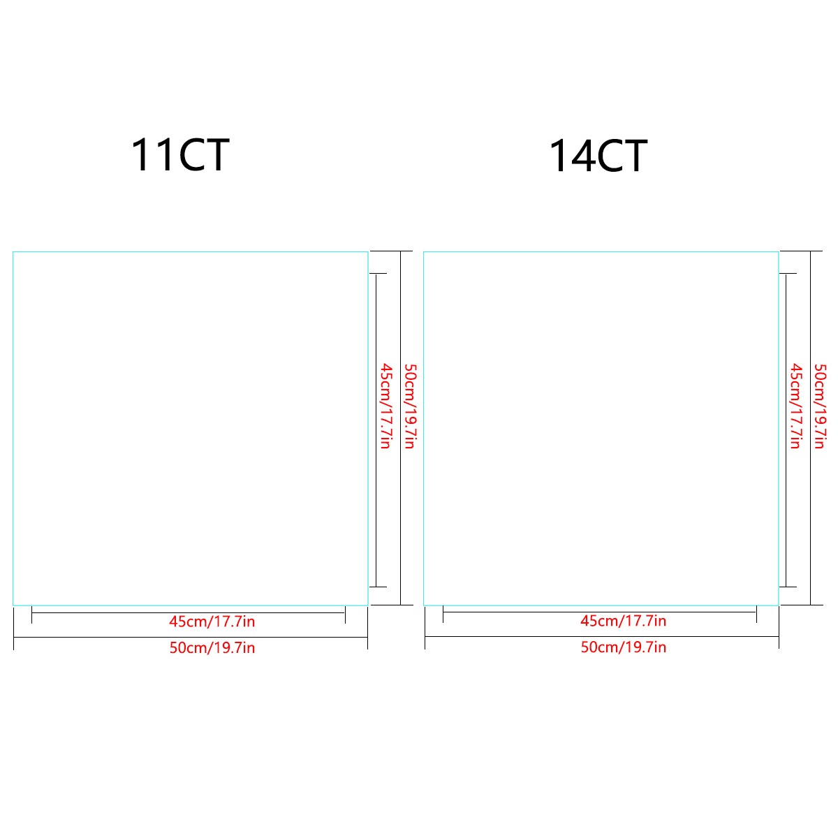 1pc 50X50CM/19.7inch The Mater - Embroidery Lovers recension och pris