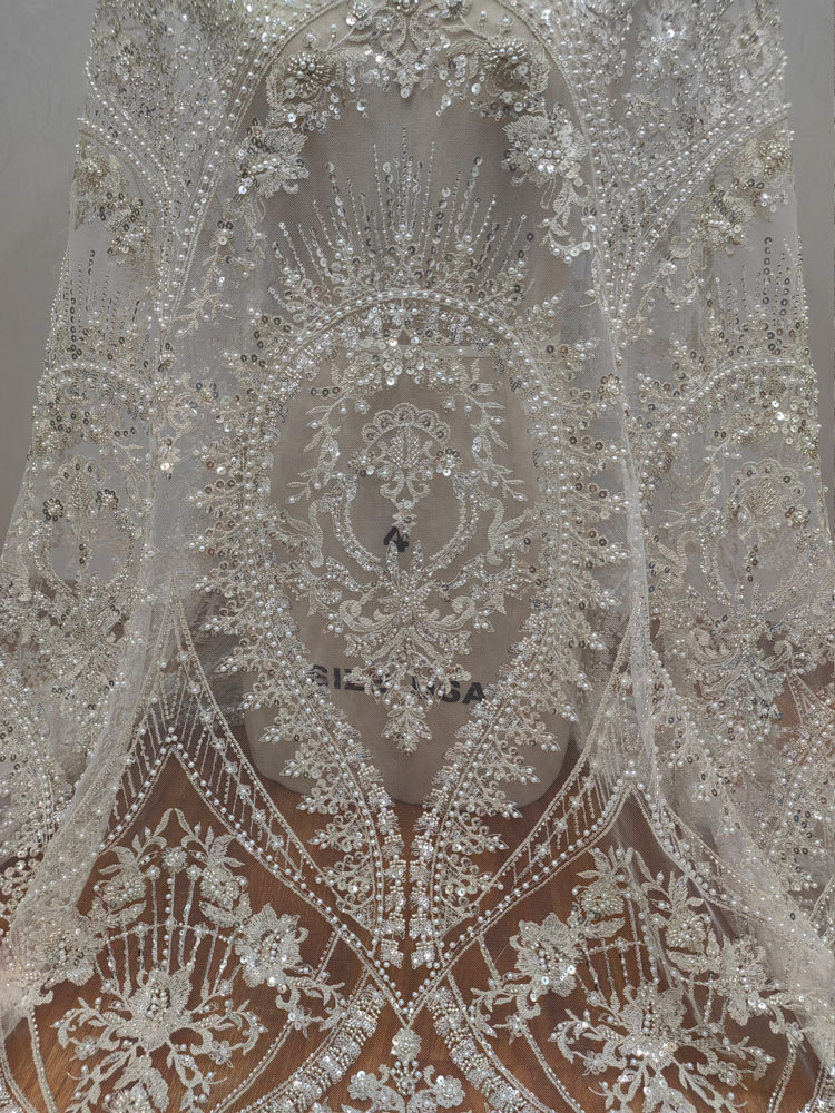 1yard white High-density Mesh  - Embroidery White Dress recension och pris