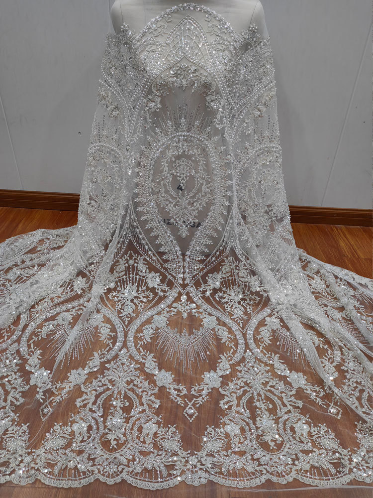 1yard white High-density Mesh  - Embroidery White Dress recension och pris