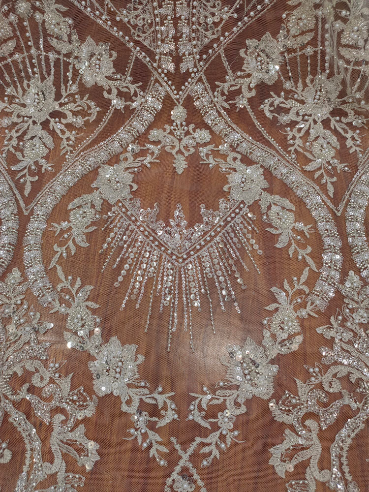 1yard white High-density Mesh  - Embroidery White Dress recension och pris