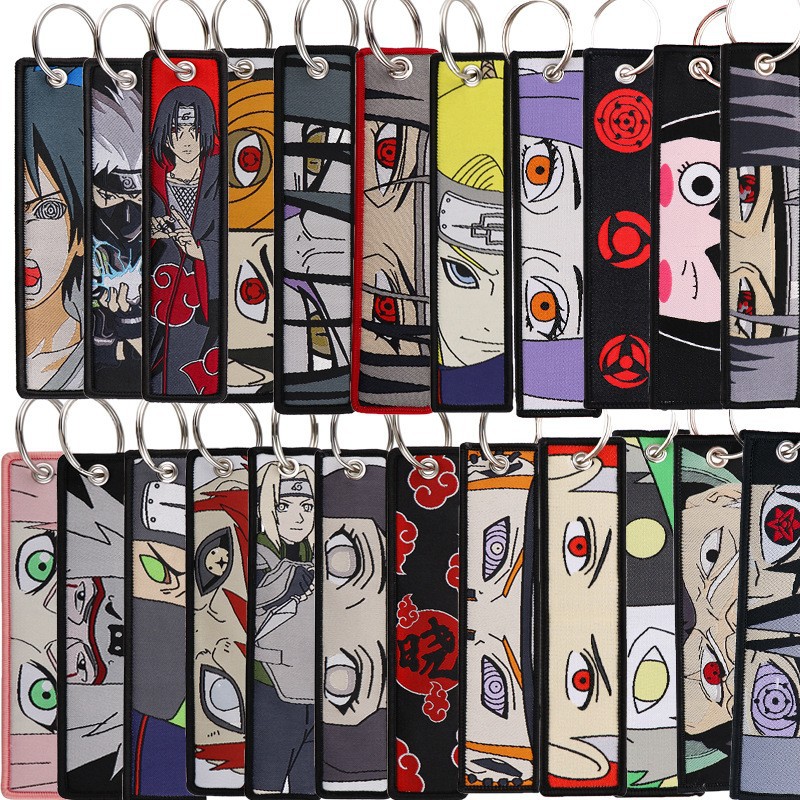 Anime Naruto Embroidery Key Fo - Embroidery Keychain recension och pris