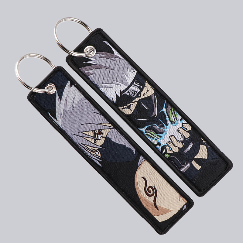 Anime Naruto Embroidery Key Fo - Embroidery Keychain recension och pris