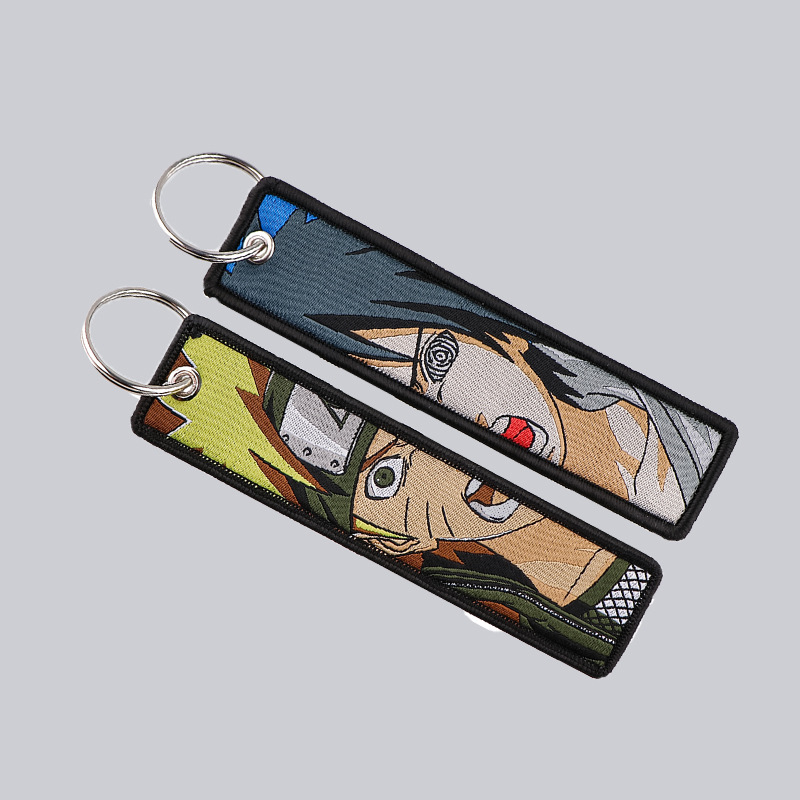 Anime Naruto Embroidery Key Fo - Embroidery Keychain recension och pris