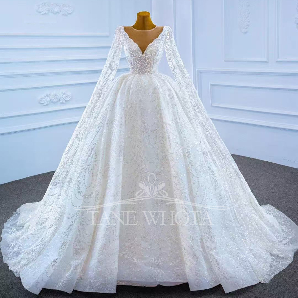 Vestido Casamento 2025 O-Neck  - Embroidery White Dress recension och pris