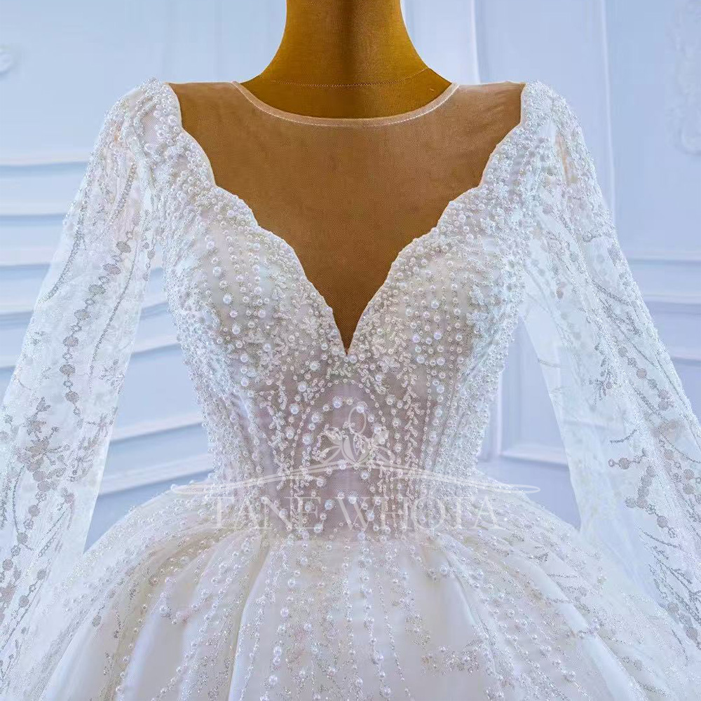 Vestido Casamento 2025 O-Neck  - Embroidery White Dress recension och pris
