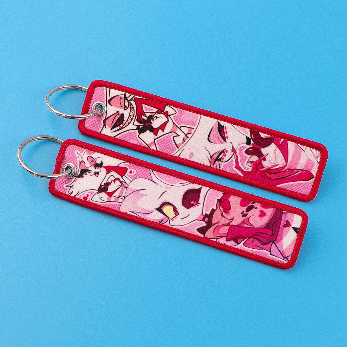 Anime Hazbin Hotel Embroidery  - Embroidery Keychain recension och pris