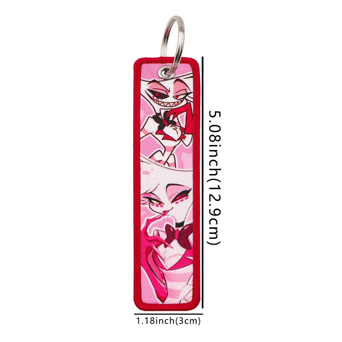 Anime Hazbin Hotel Embroidery  - Embroidery Keychain recension och pris