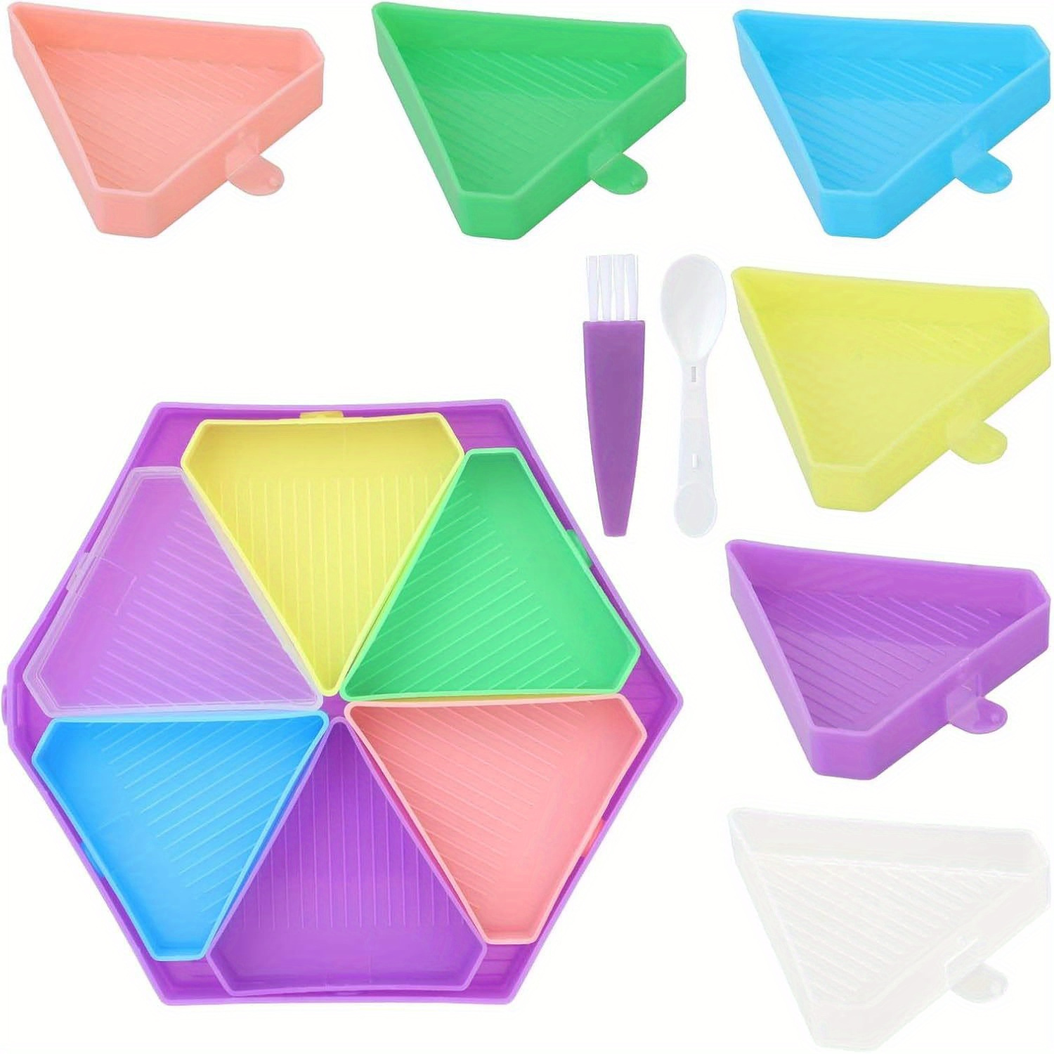 9PCS New Diamond Painting Tray - Embroidery Details recension och pris