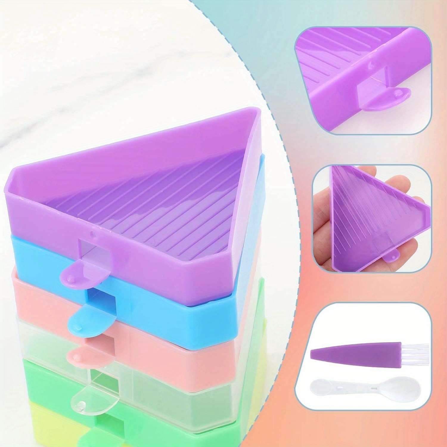 9PCS New Diamond Painting Tray - Embroidery Details recension och pris