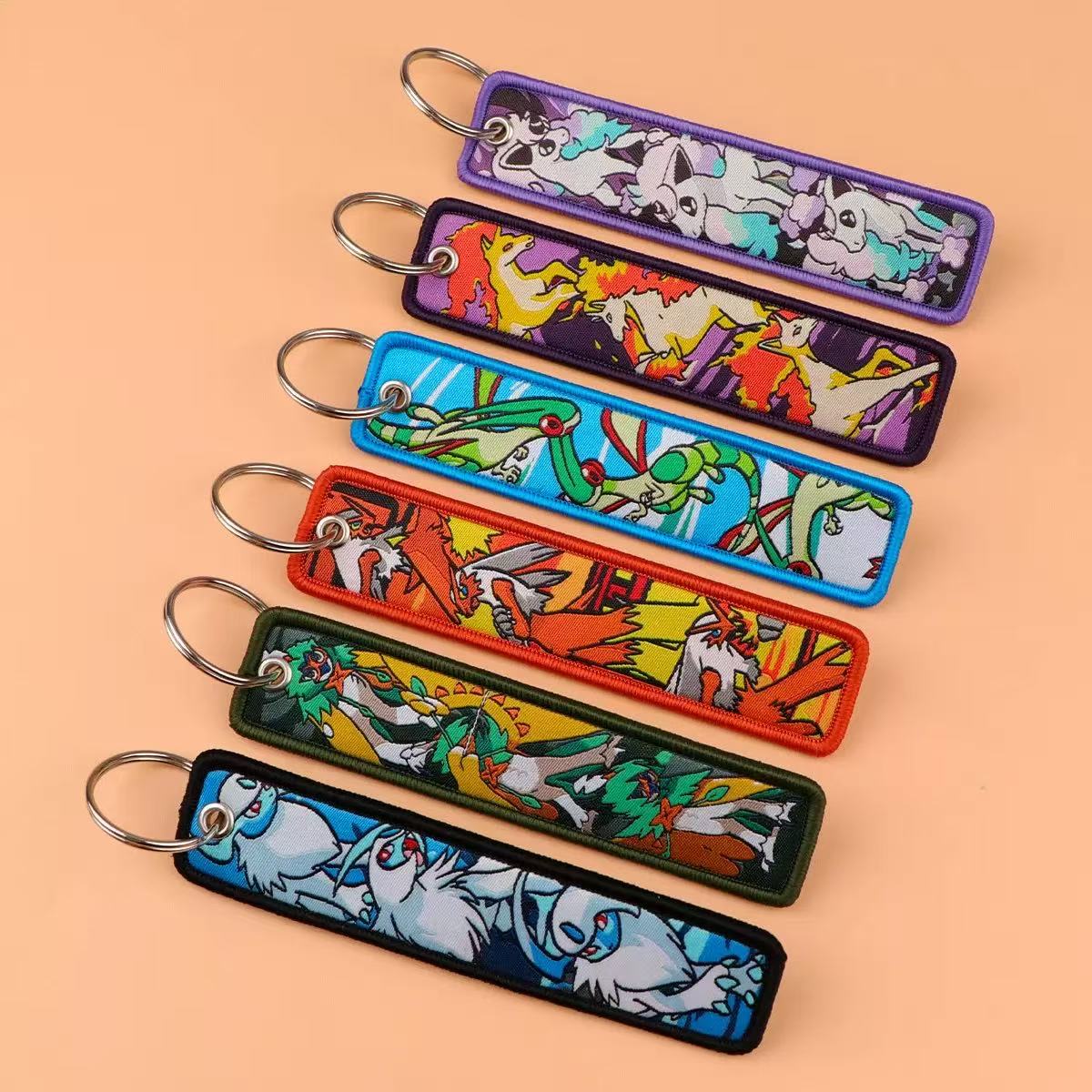 Pokémon Pendant Car Keychain B - Embroidery Keychain recension och pris