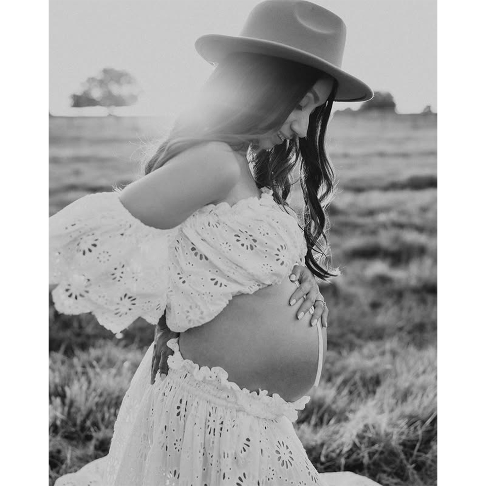 Plus Size Maternity Dresses Ph - Embroidery White Dress recension och pris