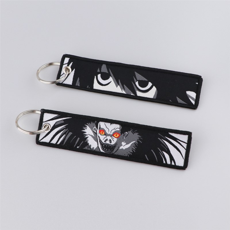 1pcs Cool Dark Mystery Anime P - Embroidery Keychain recension och pris