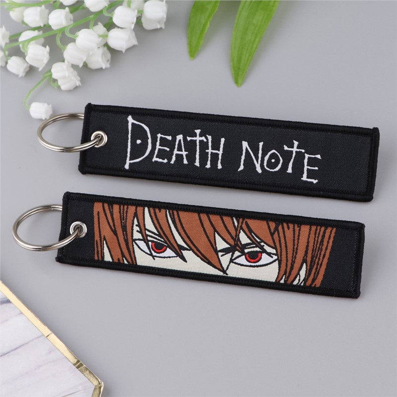 1pcs Cool Dark Mystery Anime P - Embroidery Keychain recension och pris